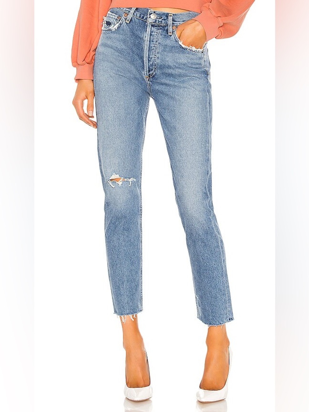 AGOLDE Jamie High Rise Classic in Sizzle Size 27